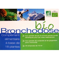 Bronhodose Biologique 20 Ampoules